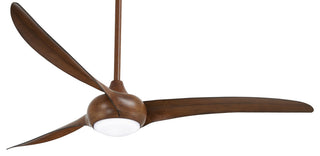 MinkaAire Light Wave 65 Light Wave 65" 3 Blade Indoor LED Ceiling - Distressed