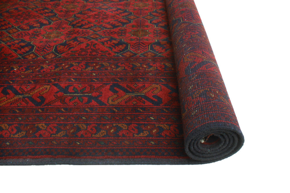 Khal Mohammadi Tayte Red/Navy Rug, 6'7x9'7