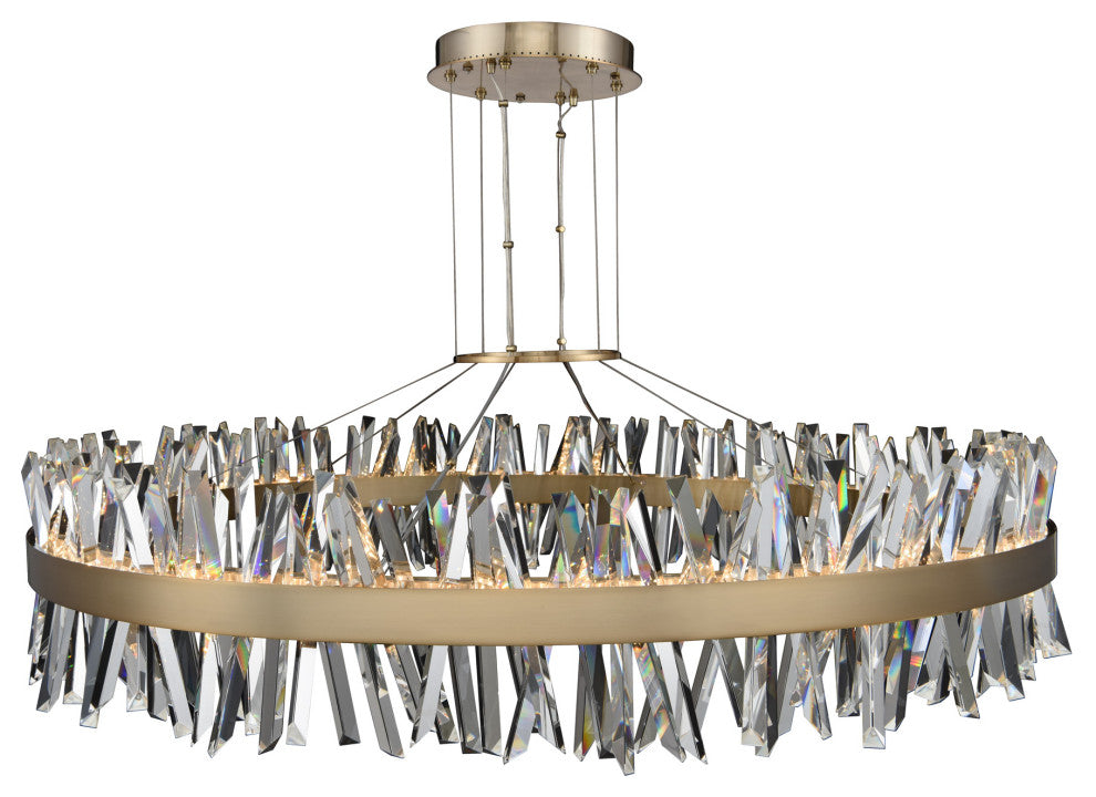Glacier 60" LED Round Pendant