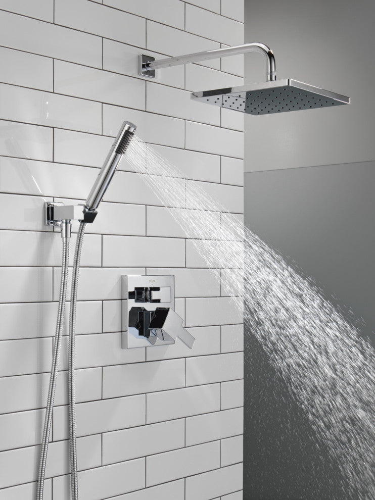 Delta 342701 Modern Square Non Shared Function Shower System - SpotShield