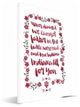 IND Hoosiers Hand-Painted Song Canvas Print, 16"x24"