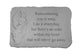 Angel Garden Accent Stone, "Remembering You"