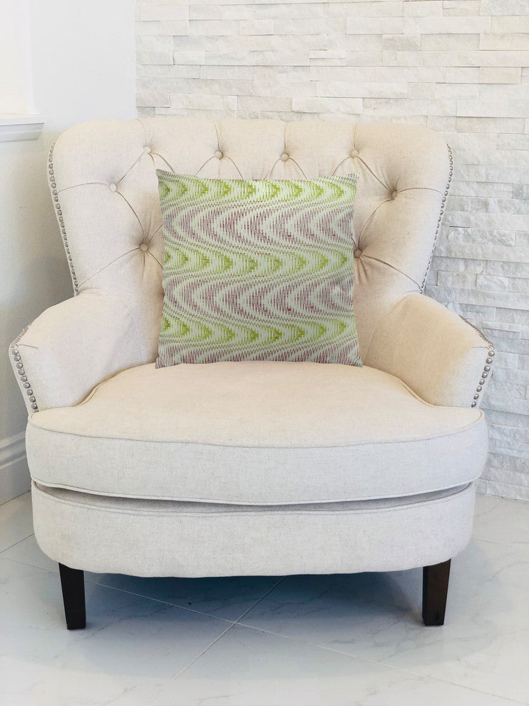 Plutus Charlesview Beet Handmade Throw Pillow, 24"x24"