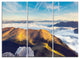 "Fantastic View of Val Gardena Valley" Metal Wall Art, 3 Panels, 36"x28"