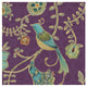 "Bohemian Wings VI Aubergine" Digital Paper Print by Daphne Brissonnet, 26"x26"