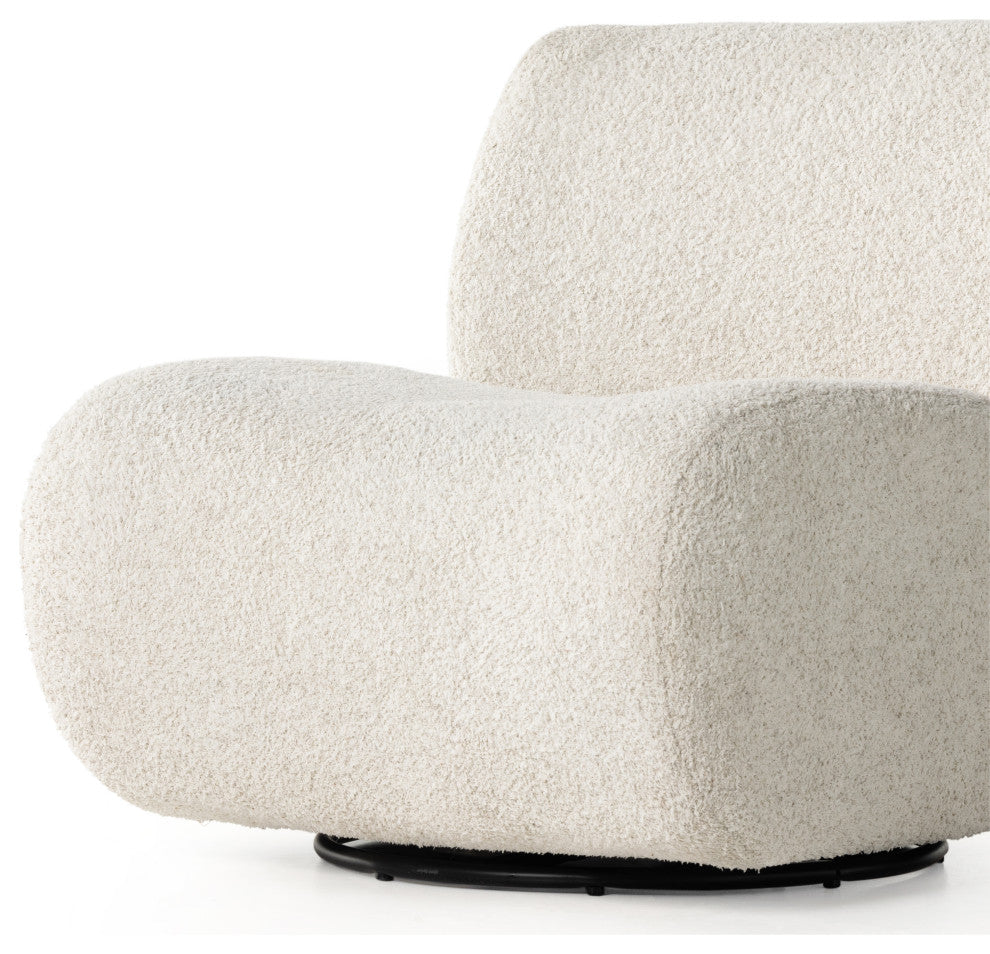 Siedell Swivel Chair, Sheldon Ivory