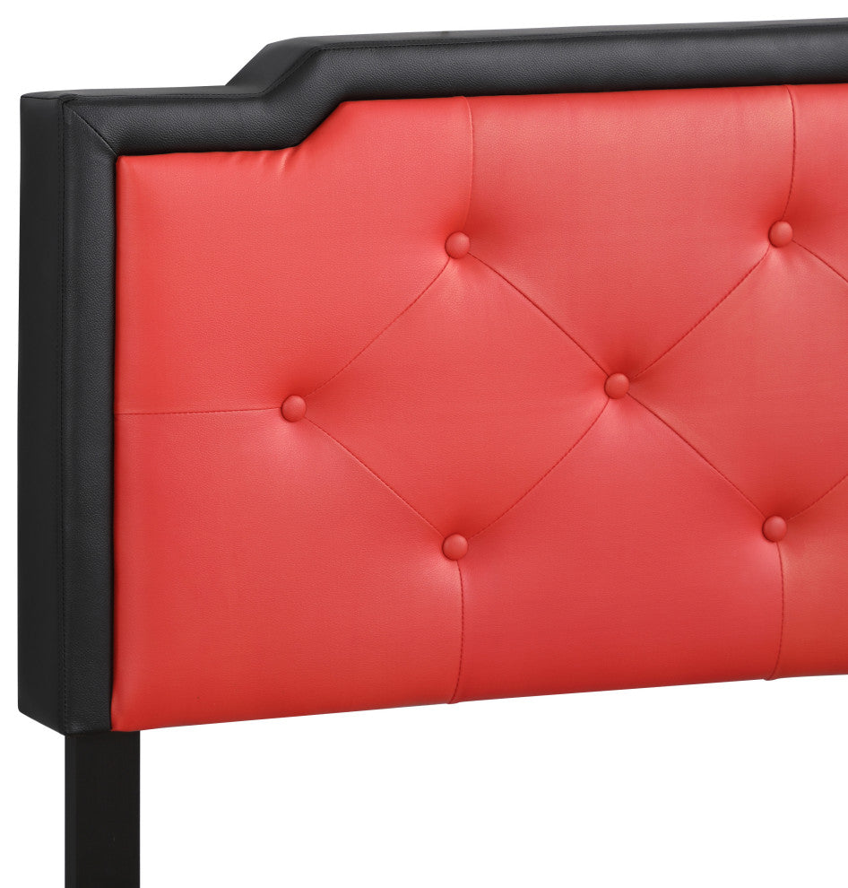 Starlight All in One Bed, Black/Red, Queen