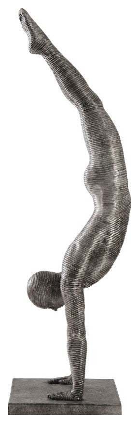 Handstand Sculpture, Aluminum, Large