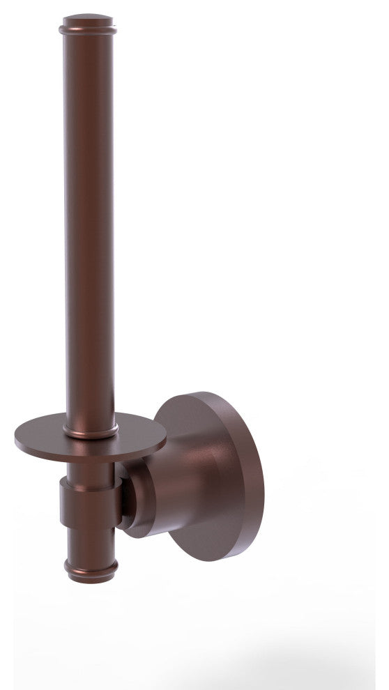 Washington Square Upright Toilet Tissue Holder, Antique Copper