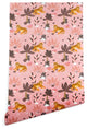 Deny Designs Hello Sayang Tyger Tyger Wallpaper, Pink, 2'x10'