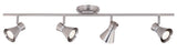 Alto 4L LED Directional Ceiling Light Brushed Nickel and Chrome