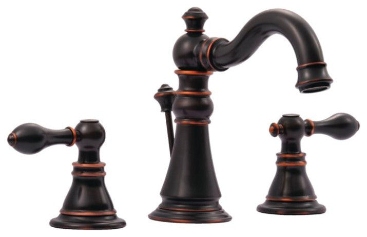 Two Handle 8" Widespread Lavatory Faucet with Retail Pop-up FS1975ACL