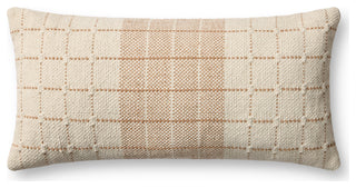 Loloi PLL0193 Natural / Rust 12'' x 27'' Cover WithDown