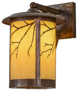 10W Fulton Branches Solid Mount Wall Sconce