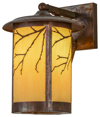 10W Fulton Branches Solid Mount Wall Sconce