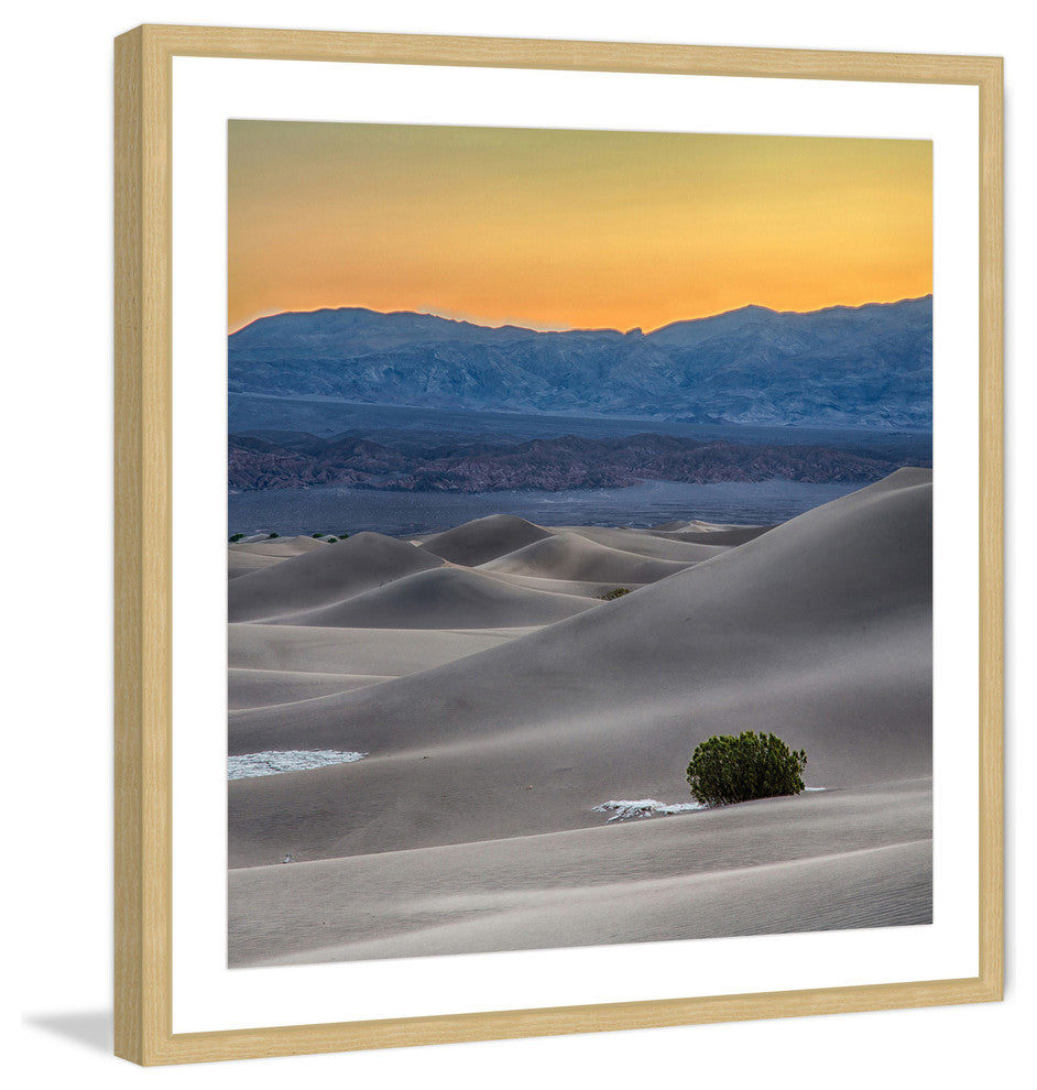 "Rolling Sand Hills Square" Framed Art Print
