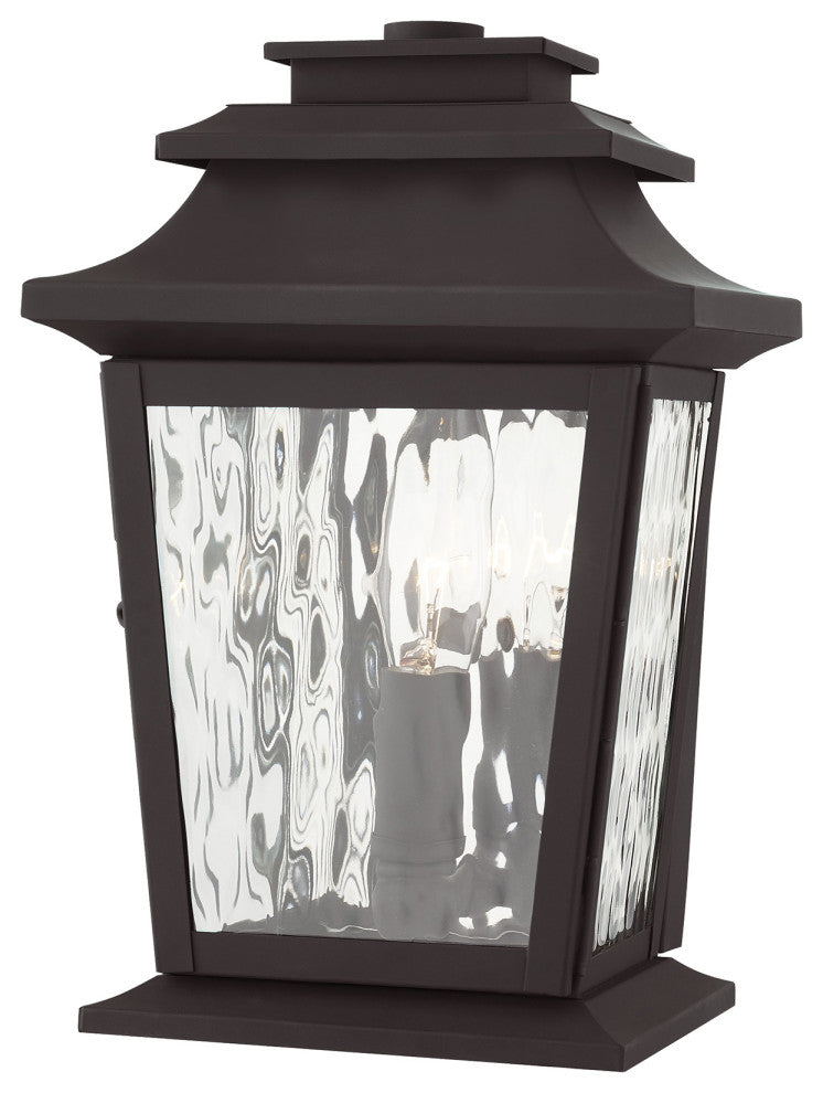 Livex 20255-07 1-Light Bronze Outdoor Wall Lantern, Bronze