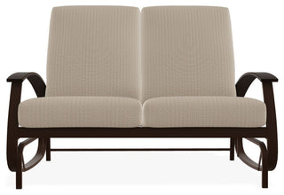 Belle Isle Cushion Deep Seating 2-Seat Glider, Bliss Sand/Kona