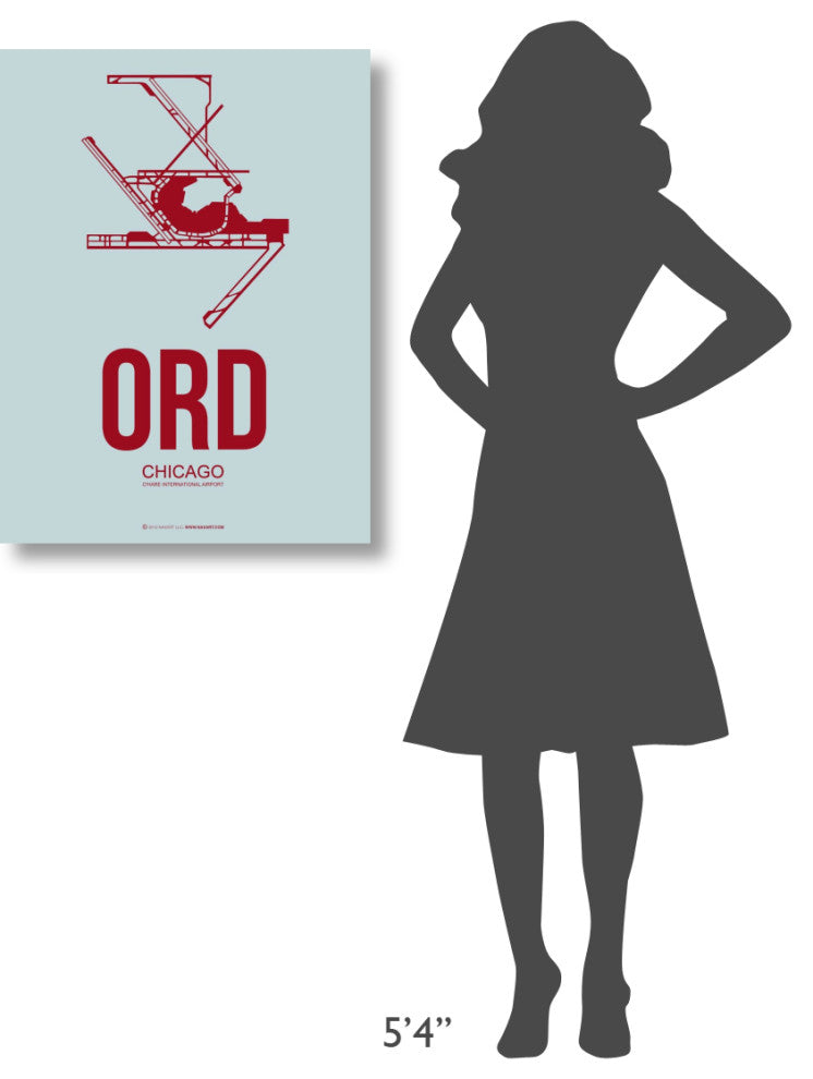 "ORD Chicago Poster 3" Fine Art Print