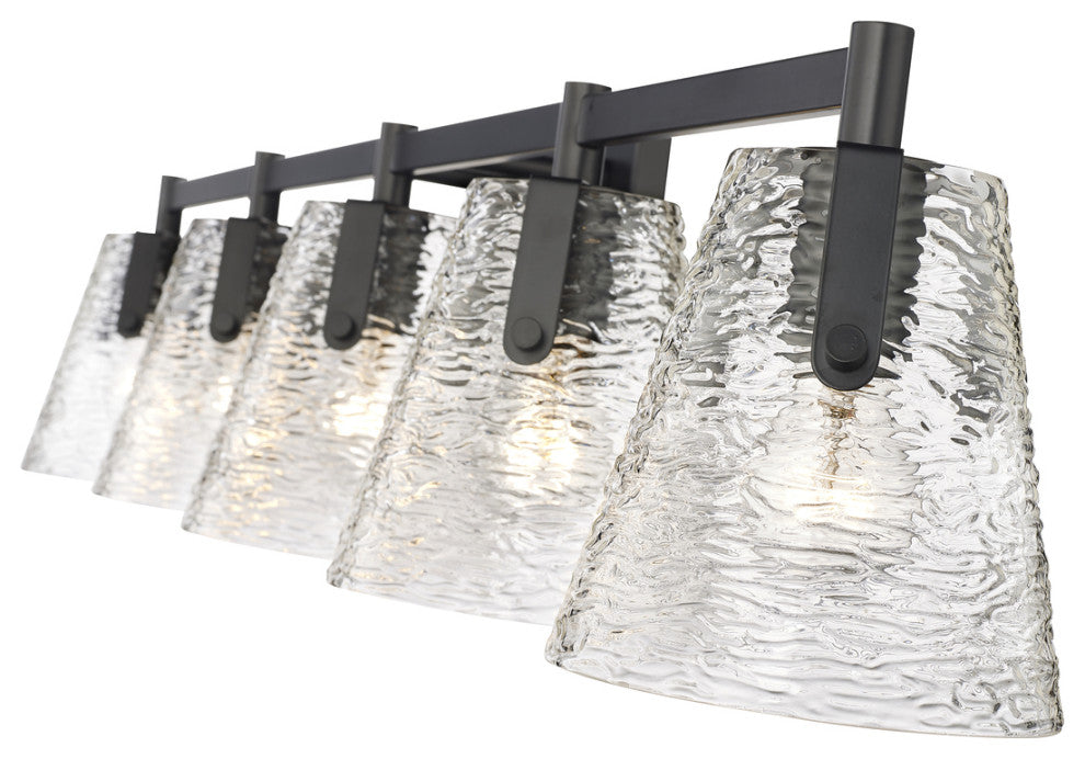 Z-LITE 5-Light Vanity, Matte Black