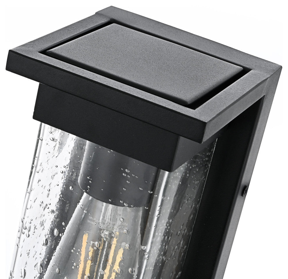 Home Living 4.5" Outdoor Wall Sconce, Black