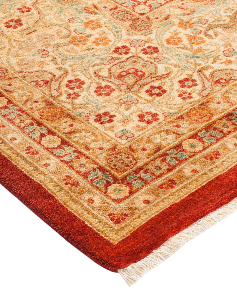Madilyn, One-of-a-Kind Hand-Knotted Area Rug Red, 9'3"x12'2"