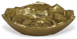 Cast Iron Lotus Table Decor, Gold