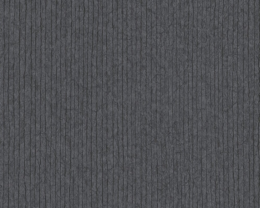 Metropolis 2, Urban Graphic Stripes Floral Plain Light Gray Wallpaper Roll