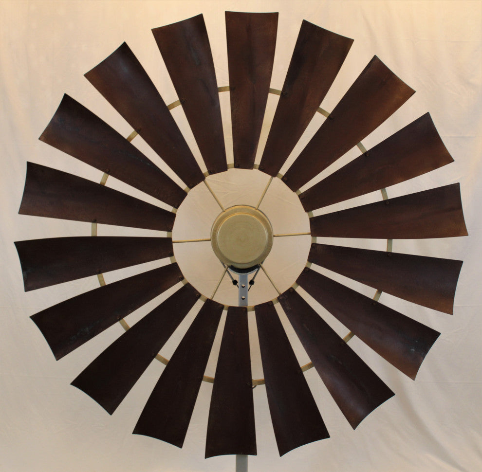 96"Western Rawhide Windmill Ceiling Fan | The American Fan