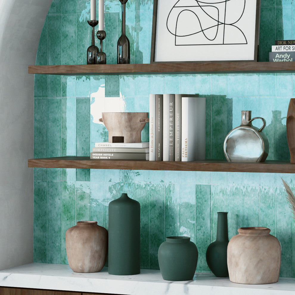 Menorca Aqua Ceramic Wall Tile