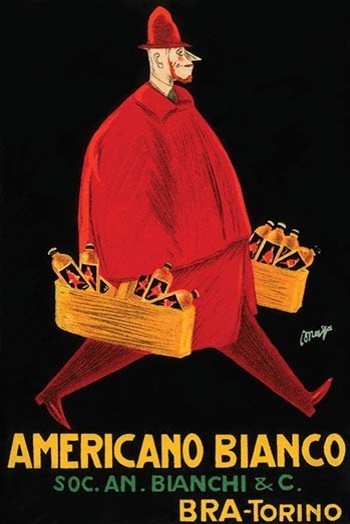 Americano Bianco - Canvas Poster 20" x 30"