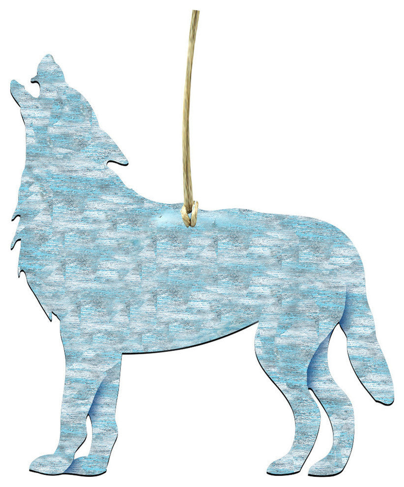 Wolf Ornaments, Set of 3