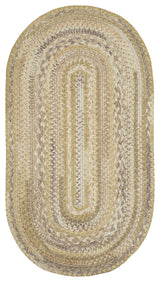 Harborview Braided Oval Rug, Natural, 7'x9'