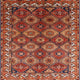 Ahgly Company Indoor Square Mid-Century Modern Area Rugs, 3' Square