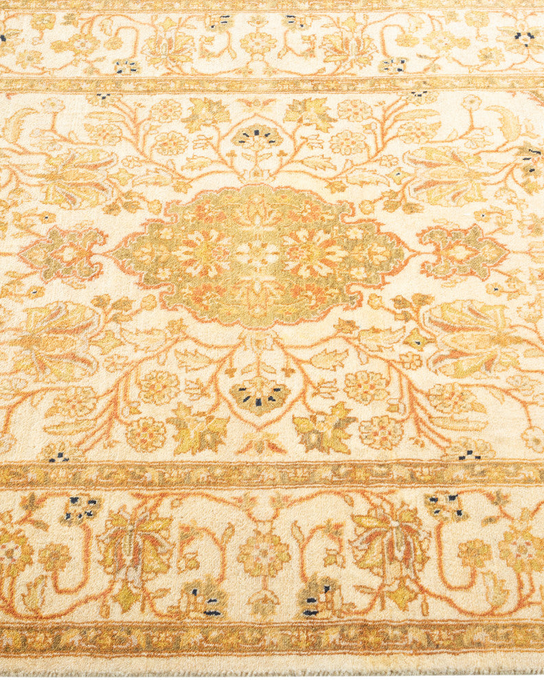 Mogul, One-of-a-Kind Hand-Knotted Area Rug Ivory, 3' 1" x 5' 7"