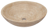 Beige Travertine Vessel Sink