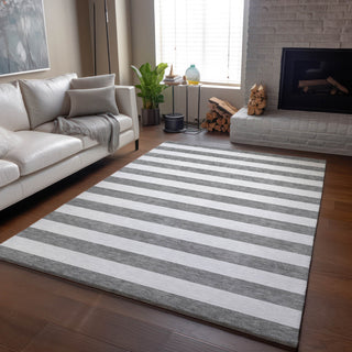 Premium Machine Washable Mayfield AMF528 Gray 8' x 10' Rug