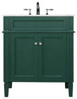 Elegant Lighting VF12530 Park Avenue 30" - Green