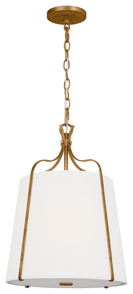 Leander Small Hanging Shade, Antique Gild