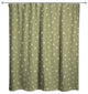 Green Twinkle 71x74 Shower Curtain