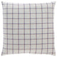 Surya Stanley SLY-001 20"x20" Pillow Cover, Blue/Camel/Silver Gray