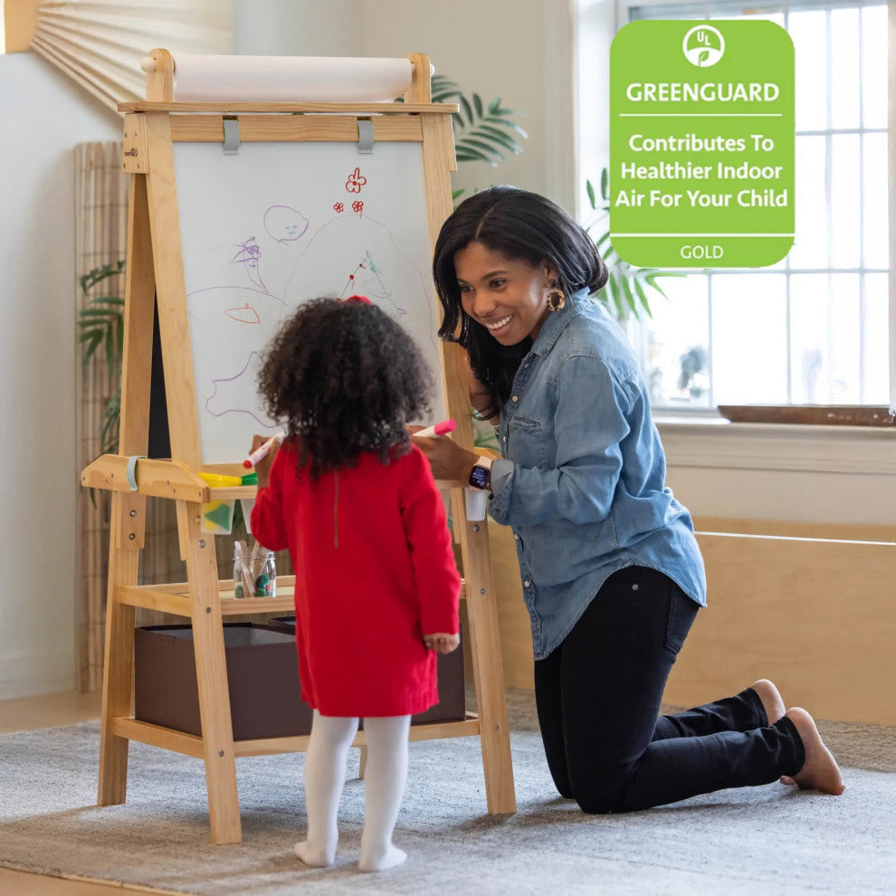 Little Partners Deluxe Learn and Play Art Center, Natural