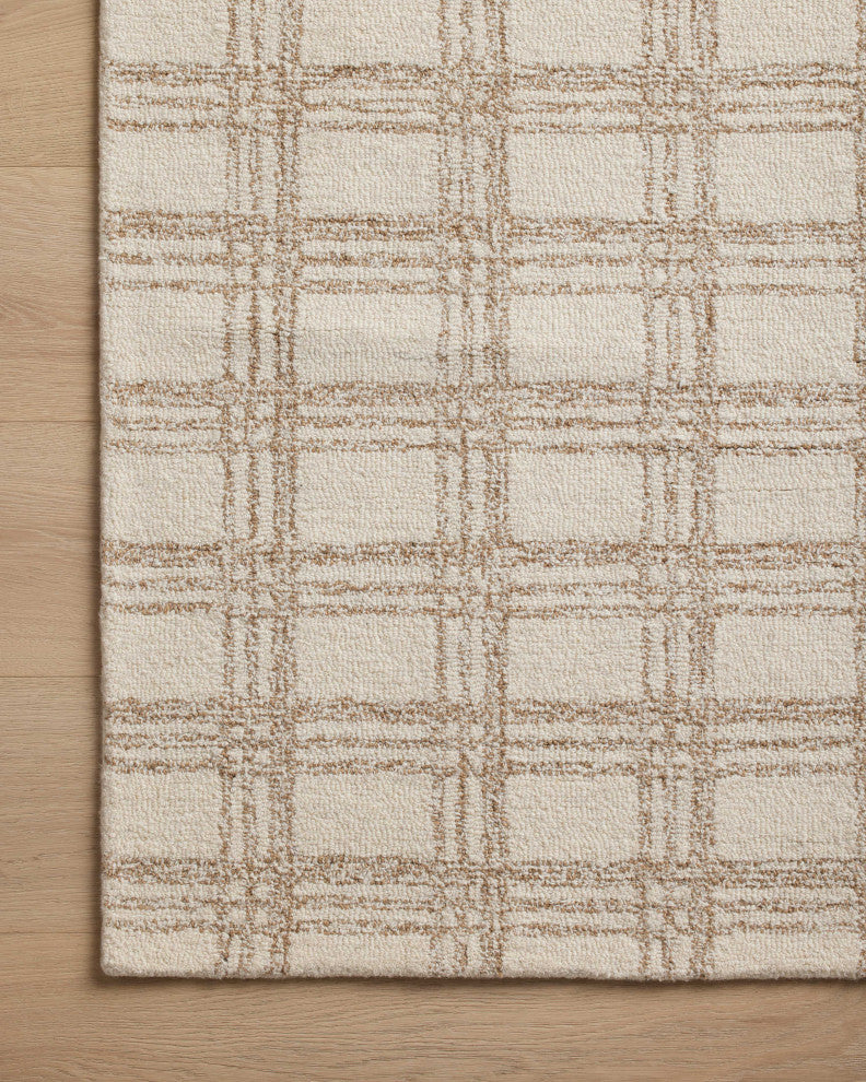 Chris Loves Julia x Loloi Polly Cream / Sand 2'-3" x 3'-9" Accent Rug
