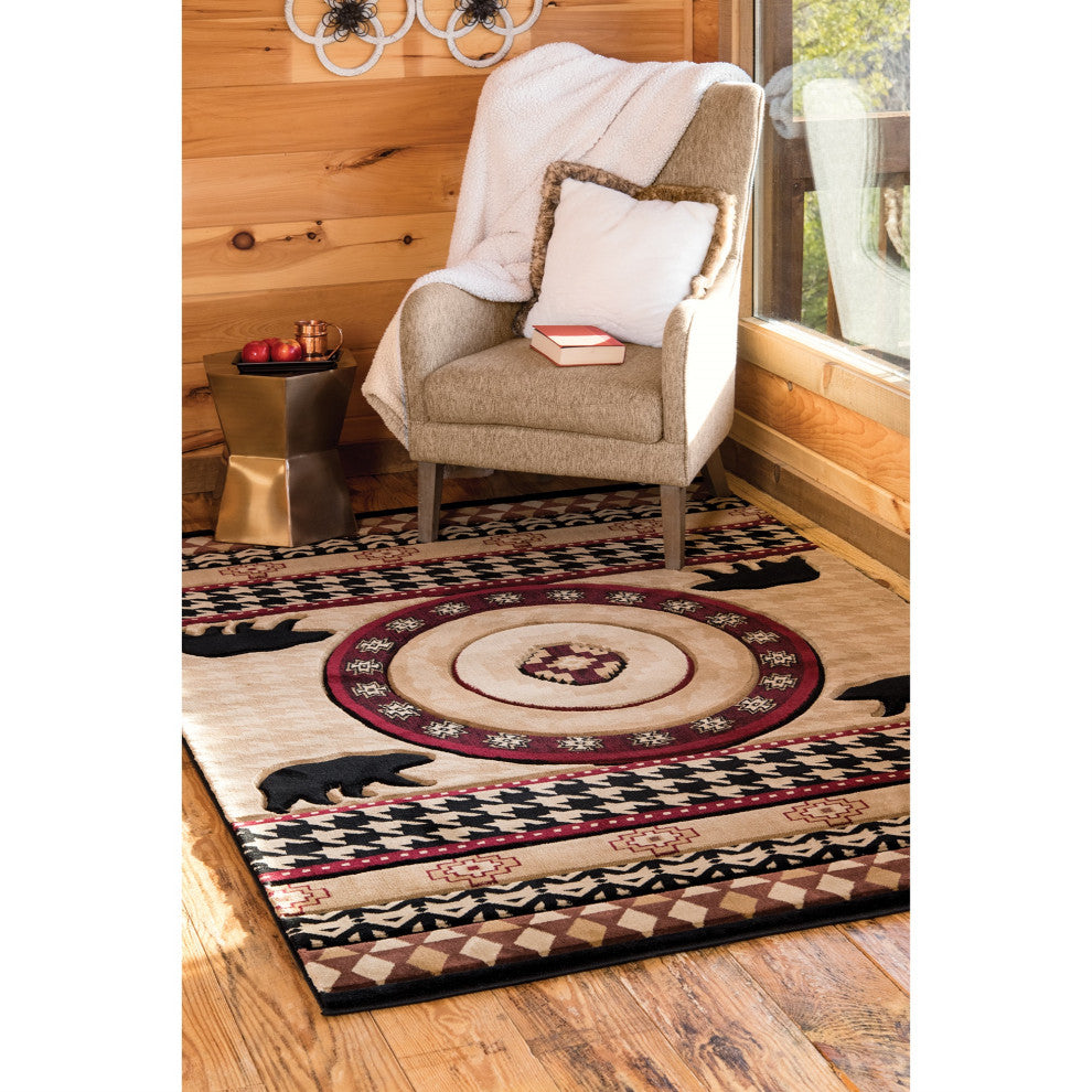 United Weavers Cottage Haven Beige Area Rug 2'7"x4'2"