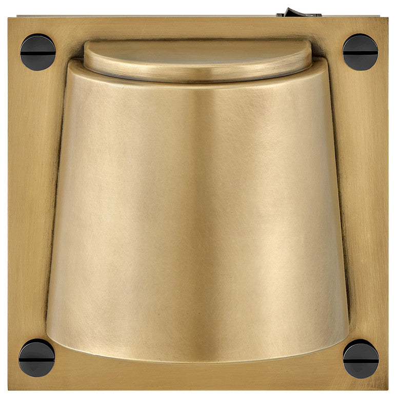 Hinkley Scout 6.75" Single LED Light Wall Sconce, Heritage Brass