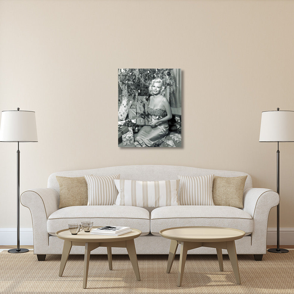 "Jayne Mansfield - Christmas" Canvas by Hollywood Photo Archive, 32x40"
