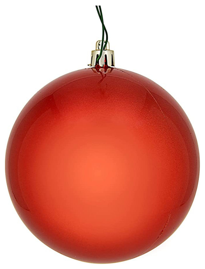 Vickerman N591039DCV 4" Bittersweet Candy Ball Ornament, 6 per Bag