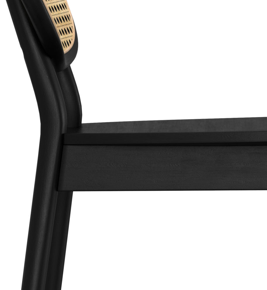 Rachel Dining Chair (Set of 2) in Black