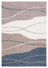 Safavieh Himalaya Collection CLC108E Rug, Taupe/Blue, 5'3" X 7'6"