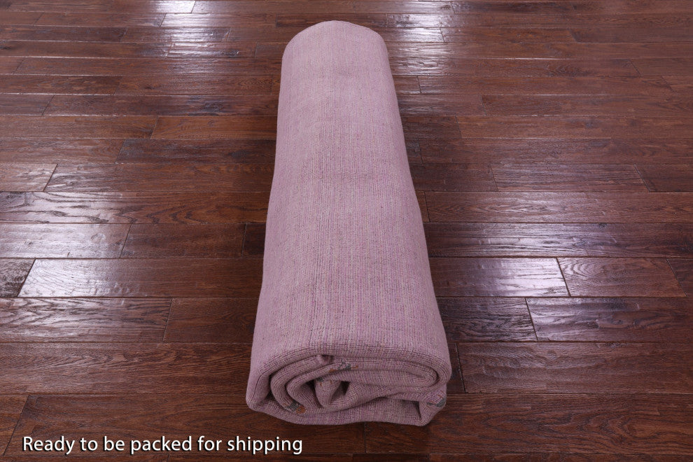 8' Square Persian Gabbeh Hand Knotted Wool Rug - Q15311